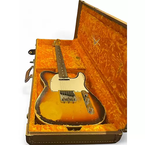 Used 2023 Fender LTD '59 CUSTOM SHOP TELECASTER SUPHREL AGED SUNBURST Solid Body Electric Guitar AGED SUNBURST - musicians--Friend