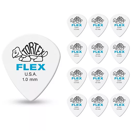 Dunlop 468 Tortex Flex Jazz III Picks 1.14 mm 72 Pack - musicians--Friend