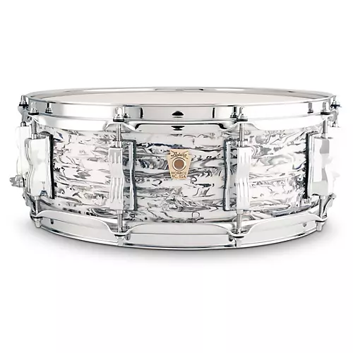 Ludwig Classic Maple Snare Drum - White Abalone 14 x 5 in. - musicians--Friend