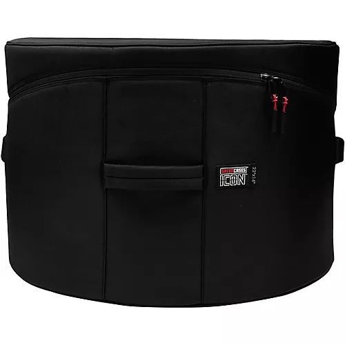 Gator Icon Bass Drum Bag 18 x 16 in. Black - musicians--Friend