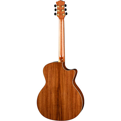 Luna Vista Wolf Tropical Wood Left-Handed Acoustic-Electric Guitar Gloss Natural - musicians--Friend