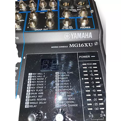 Used Yamaha MG16XU Unpowered Mixer - musicians--Friend
