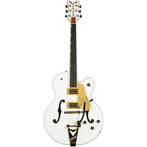 Gretsch Guitars Falcon Hollow Body with String-Thru Bigsby Electric Guitar Cerulean Smoke - musicians--Friend
