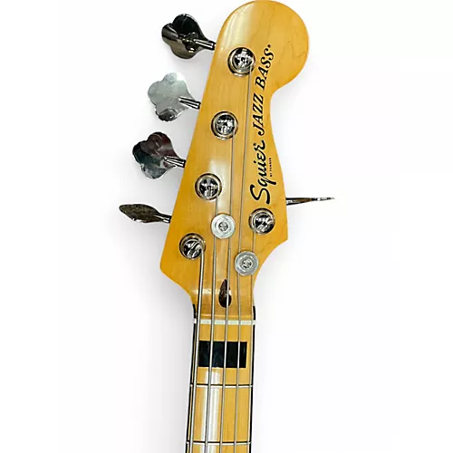 Used Squier CLASSIC VIBE 70S JAZZ BASS V Natural Electric Bass Guitar Natural - musicians--Friend