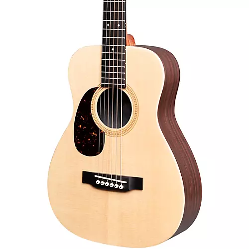 Martin LX1REL X Series Little Martin With Rosewood HPL Left-Handed Acoustic-Electric Guitar Natural - musicians--Friend