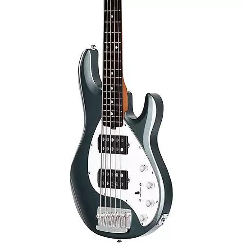 Sterling by Music Man StingRay 5 RAY35 HH Bass Charcoal Frost - musicians--Friend