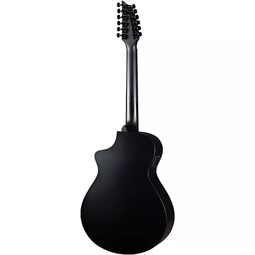 Breedlove Discovery S CE European Spruce 12-String Concert Acoustic-Electric Guitar Black - musicians--Friend