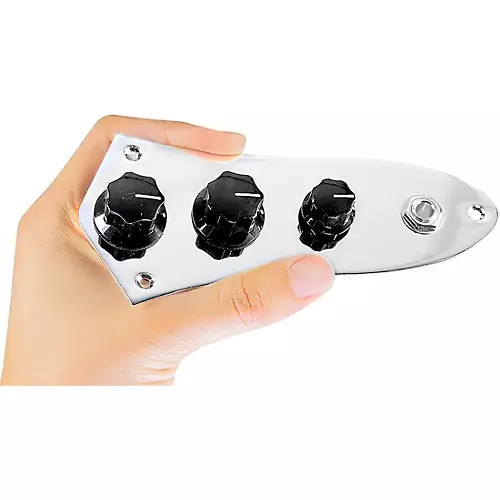 920D Custom Fender Jazz Bass Control Plate Upgrade With Standard Knobs - musicians--Friend