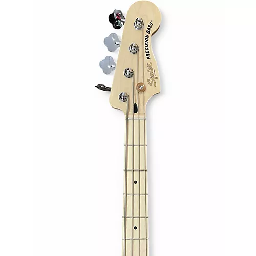 Used Squier Precision Bass Black Electric Bass Guitar Black - musicians--Friend