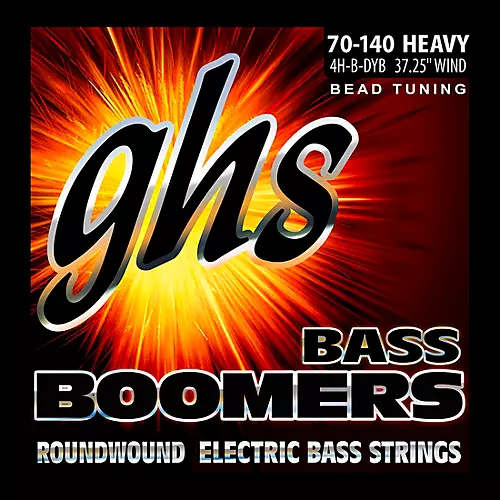 GHS Bass Boomers Roundwound Bass Strings BEAD Tuning Heavy 70-140 - musicians--Friend