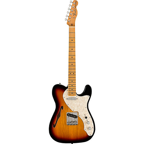 Fender Vintera II '60s Telecaster Thinline Electric Guitar Black - musicians--Friend