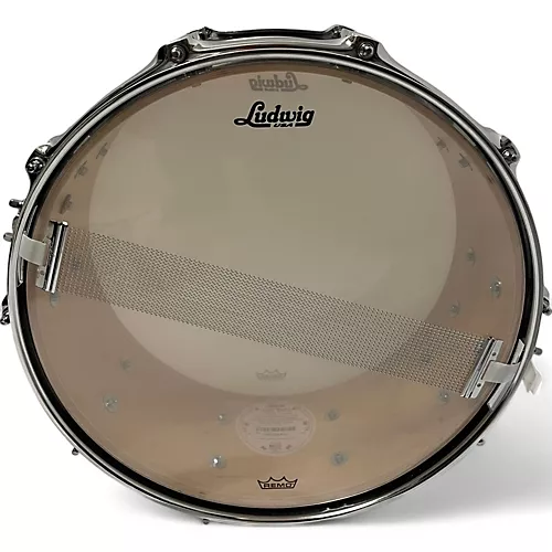 Used Remo 5X14 Ludwig Classic Maple Drum Maple Red Maple Red 8 - musicians--Friend