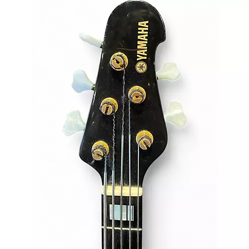 Used Yamaha BBNE2 Nathan East Black Electric Bass Guitar Black - musicians--Friend