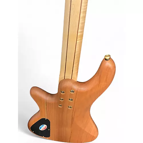 Used Schecter Guitar Research Diamond Series Custom 4 NATURAL Electric Bass Guitar NATURAL - musicians--Friend