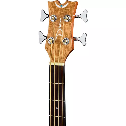 Dean Exotica Quilted Ash Acoustic-Electric Bass Guitar Gloss Natural - musicians--Friend