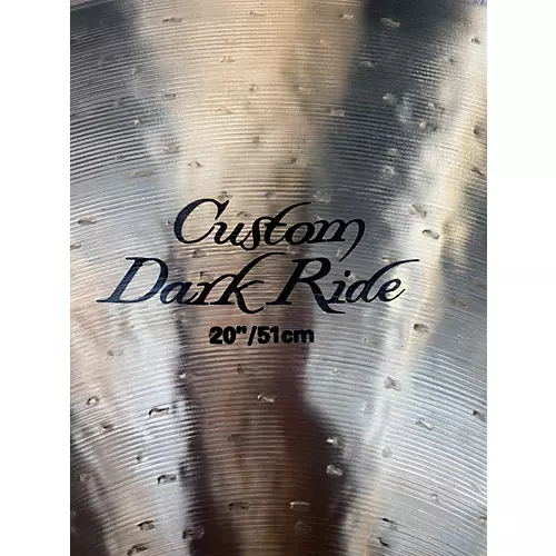 Used Zildjian 20in K Custom Dark Ride Cymbal 40 - musicians--Friend