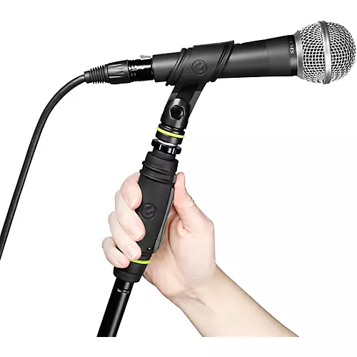 Gravity Stands Microphone Stand With Folding Tripod Base And One-Hand Clutch - musicians--Friend