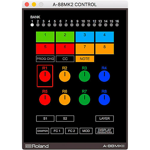 Roland A-88MKII MIDI Keyboard Controller - musicians--Friend