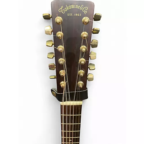 Used Takamine F400 Natural 12 String Acoustic Guitar Natural - musicians--Friend