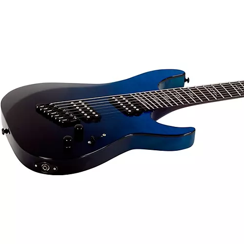 Schecter Guitar Research Reaper-7-String Elite Multiscale Electric Guitar Deep Ocean Blue - musicians--Friend