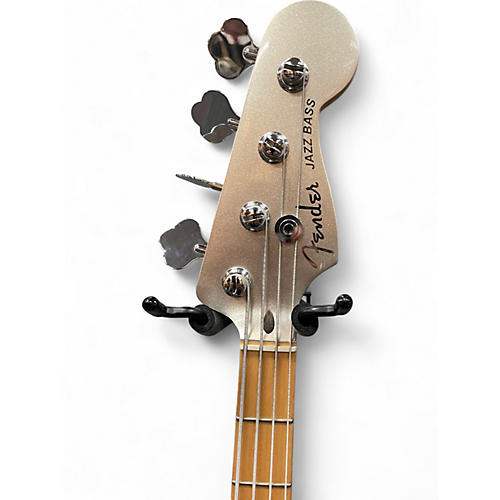Used 2021 Fender 75TH ANNIVERSARY JAZZ BASS DIAMOND MIST Electric Bass Guitar DIAMOND MIST - musicians--Friend