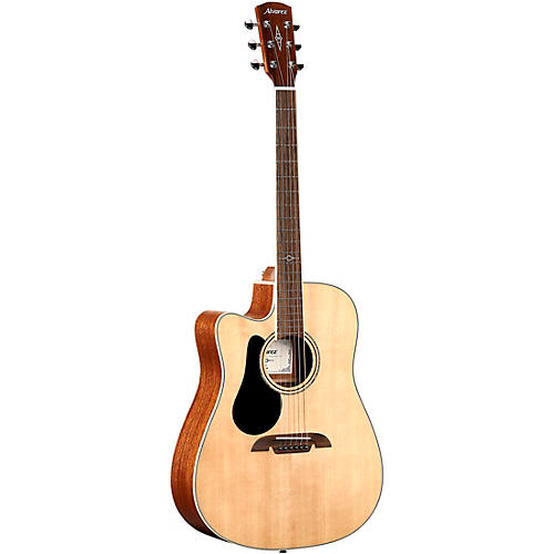 Alvarez AD60LCE Left-Handed Dreadnought Acoustic-Electric Guitar Natural - musicians--Friend