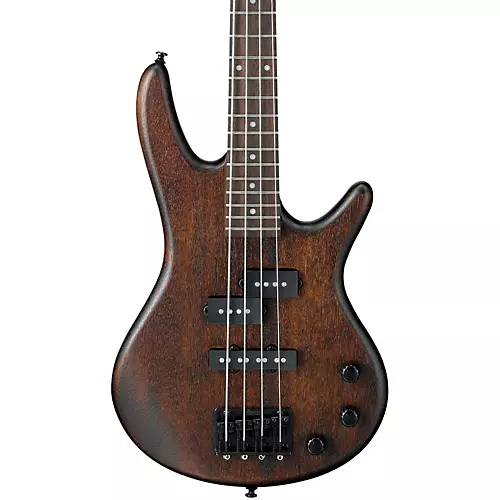 Ibanez GSRM20B Mikro 4-String Electric Bass Guitar Walnut Thin Natural - musicians--Friend
