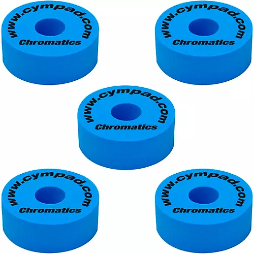 Cympad Chromatics Foam Cymbal Washer 5-Piece Crash Set Blue - musicians--Friend