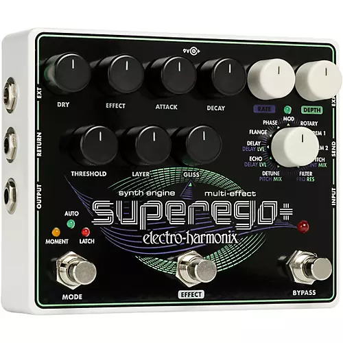 Electro-Harmonix Superego+ Synth Effects Pedal - musicians--Friend