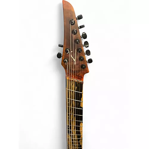 Used Legator N8FX Amber Solid Body Electric Guitar Amber - musicians--Friend
