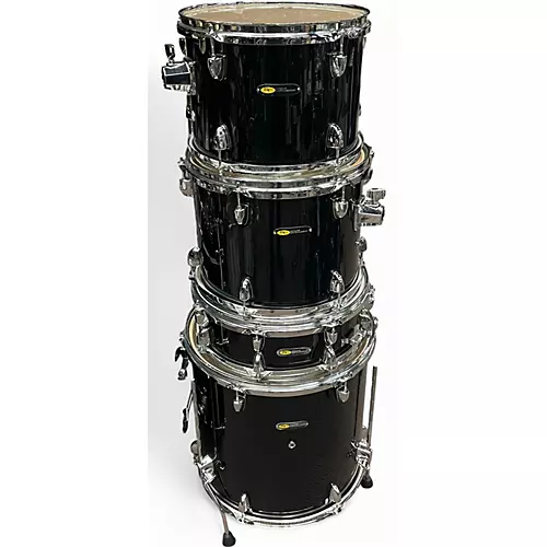 Used Sound Percussion Labs 5 Piece UNITY Black Drum Kit Black - musicians--Friend