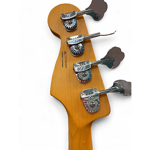 Used 2019 Fender American Ultra Jazz Bass Cobra Blue Electric Bass Guitar Cobra Blue - musicians--Friend