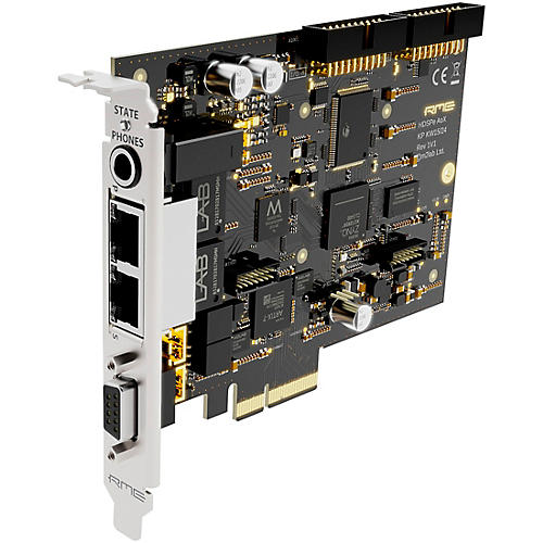 RME HDSPe AoX-D 24Bit/192 kHz, 2 x 64-Channel, DANTE PCI Express Card - musicians--Friend