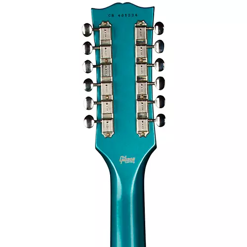 Gibson Custom 1965 Non-Reverse Firebird V 12-String Reissue Electric Guitar Aqua Mist - musicians--Friend