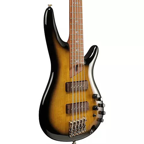 Ibanez Prestige SR4505 5-String Electric Bass Guitar Desert Sunset Burst - musicians--Friend