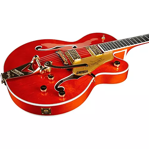 Gretsch Guitars Nashville Hollow Body with String-Thru Bigsby and Gold Hardware Electric Guitar Midnight Sapphire - musicians--Friend