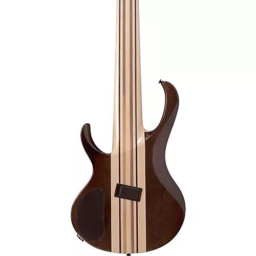Ibanez BTB7MS 7-String Multi-Scale Electric Bass Guitar Natural Mocha Low Gloss - musicians--Friend