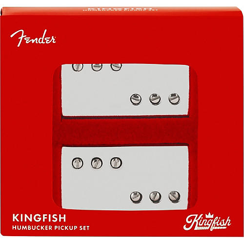 Fender Kingfish Signature Humbucker Pickup Set Chrome - musicians--Friend