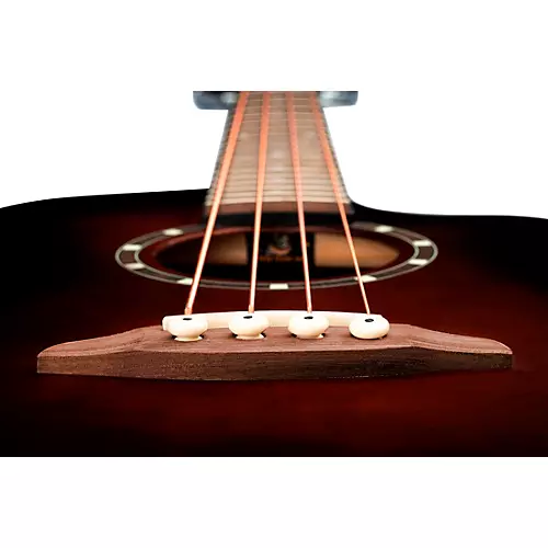 Ortega D7CE 4-String Acoustic Electric Cutaway Bass Guitar Natural - musicians--Friend