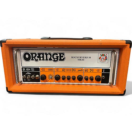 Used Orange Amplifiers Rockerverb RK50H MKIII Tube Guitar Amp Head - musicians--Friend