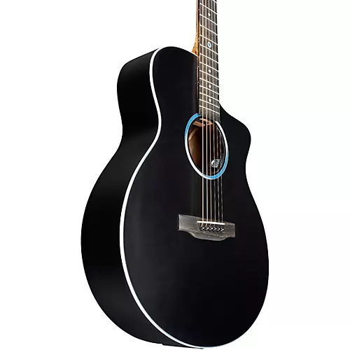 Martin SCE Custom Road Series Koa Acoustic-Electric Guitar Black - musicians--Friend