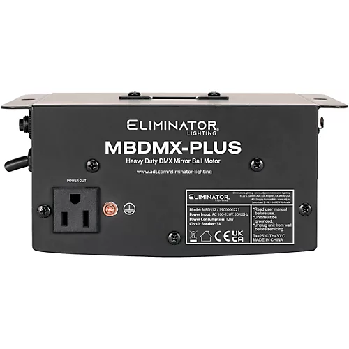 Eliminator Lighting MBDMX-PLUS Heavy Duty Mirror Ball Motor - musicians--Friend