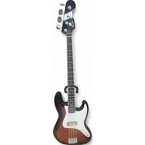 Used Fender Fender Fender Gold Foil Jazz Bass 2 Color Sunburst Electric Bass Guitar 2 Color Sunburst - musicians--Friend