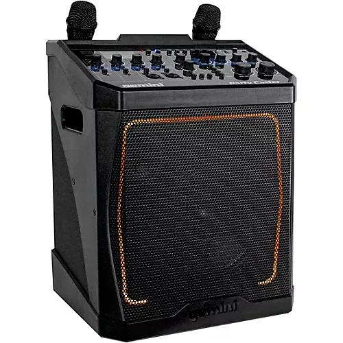 Gemini Party Caster Karaoke System With Dual Handheld Wireless Microphones - musicians--Friend