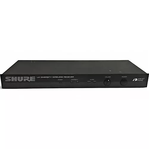 Used Shure L4 Diversity Wireless Receiver Lavalier Wireless System - musicians--Friend