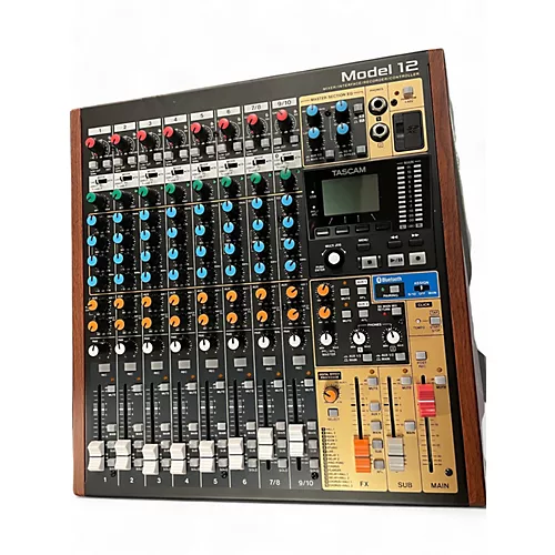 Used TASCAM MODEL 12 Powered Mixer - musicians--Friend