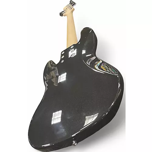 Used Squier AFFINITY JAZZ BASS VI Metallic Black Electric Bass Guitar Metallic Black - musicians--Friend
