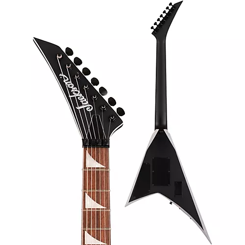 Jackson X Series Rhoads RRX24-MG7 Satin Black with Primer Gray Bevels - musicians--Friend