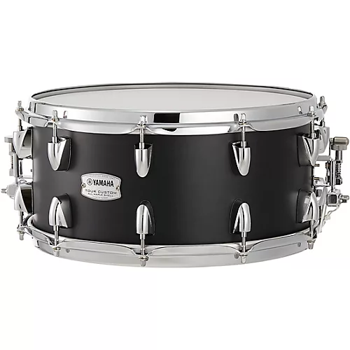 Yamaha Tour Custom Maple Snare Drum 14 x 5.5 in. Licorice Satin - musicians--Friend