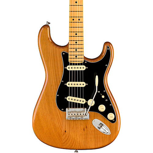 Fender American Professional II Roasted Pine Stratocaster Maple Fingerboard Electric Guitar Natural - musicians--Friend